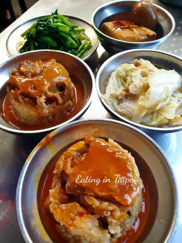Table spread of all of the dishes we ordered
