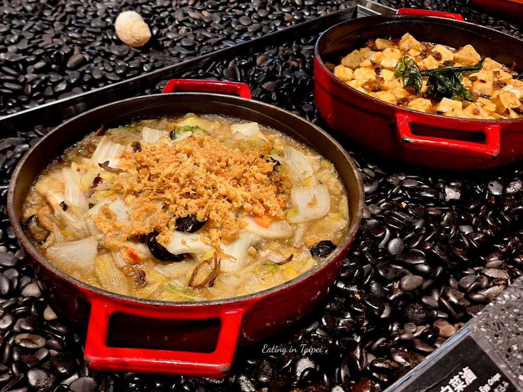 Just Sleep Tainan Just Cafe breakfast stewed Chinese cabbage 1